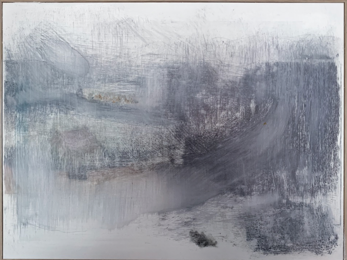 "La valse des morts" acrylique sur Formica 37x50cm