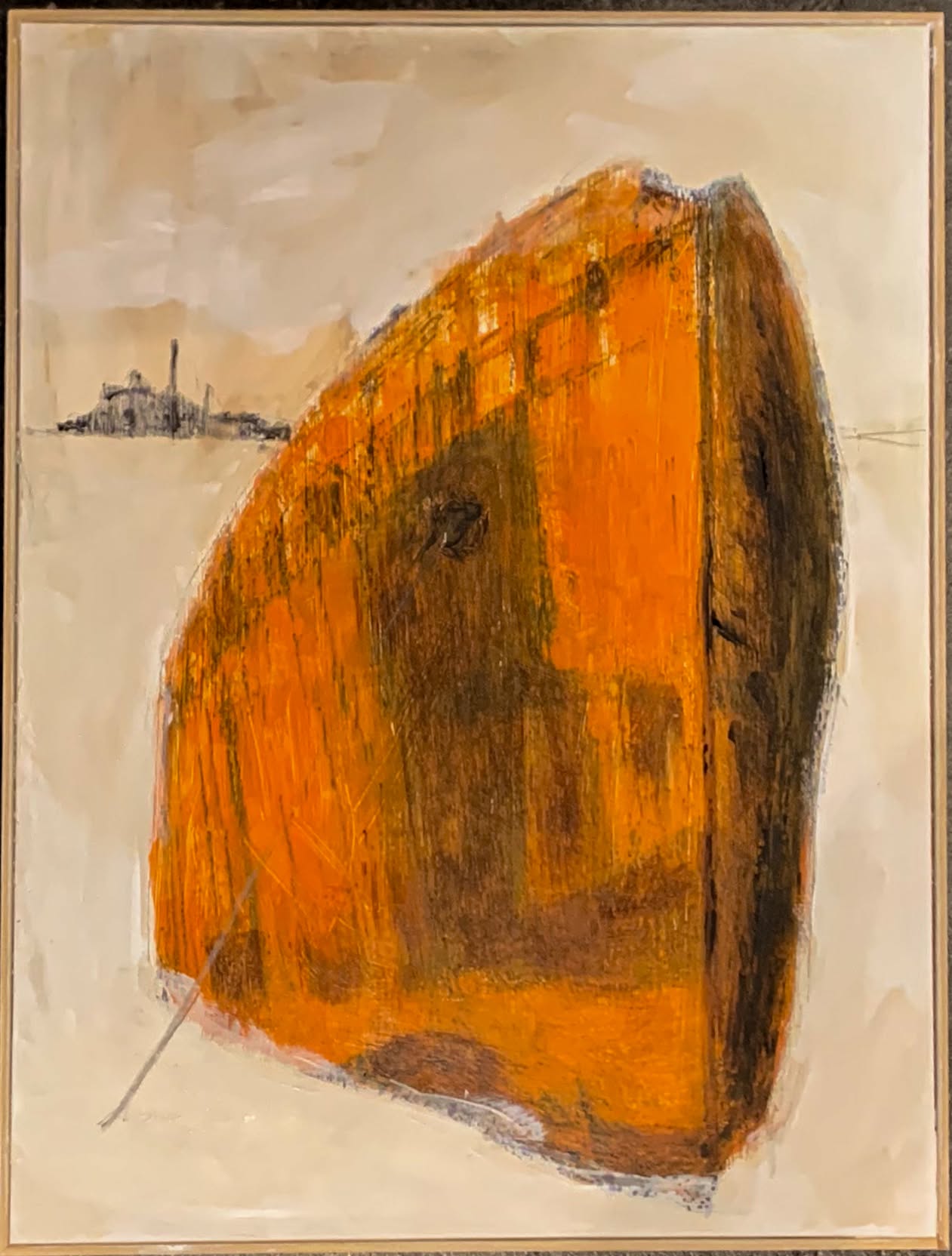 "À l'est de l'Éden", acrylique sur Formica 37x50cm "À l'est de l'Éden", acrylique sur Formica 37x50cm